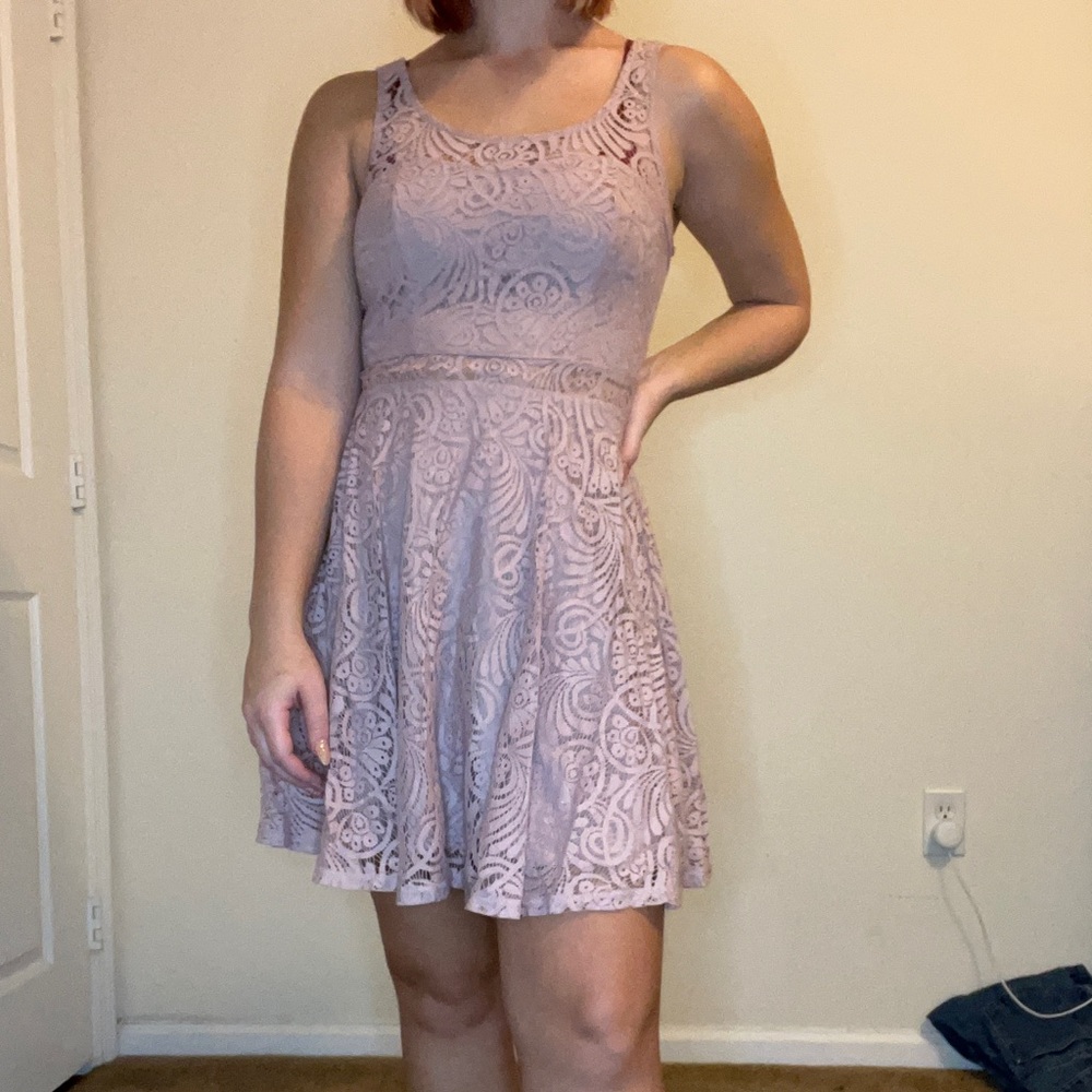 Pale pink dress